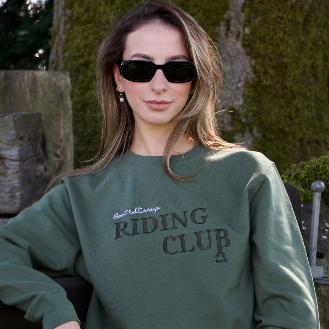Unisex Riding Club Jumper - Forest