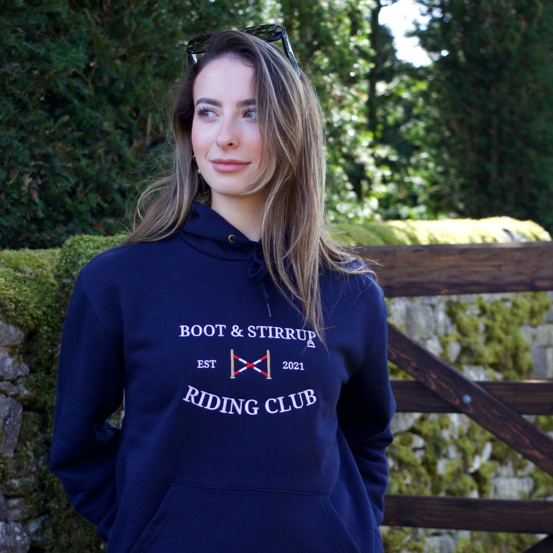 Unisex Riding Club Hoodie - Navy