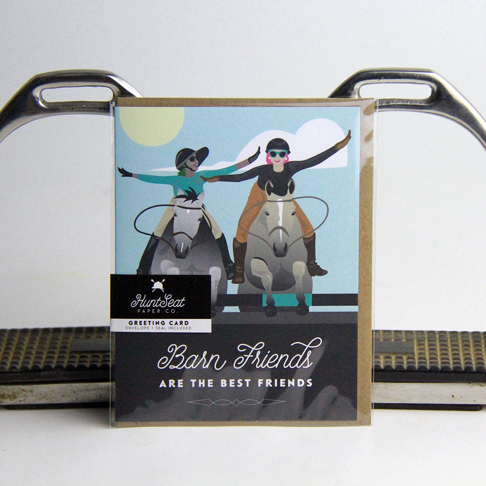 'Barn Friends' greeting card