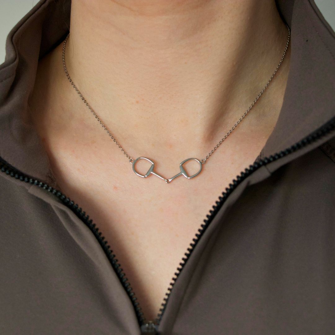 Snaffle Bit Necklace - Boot & Stirrup Equestrian Jewellery Collection